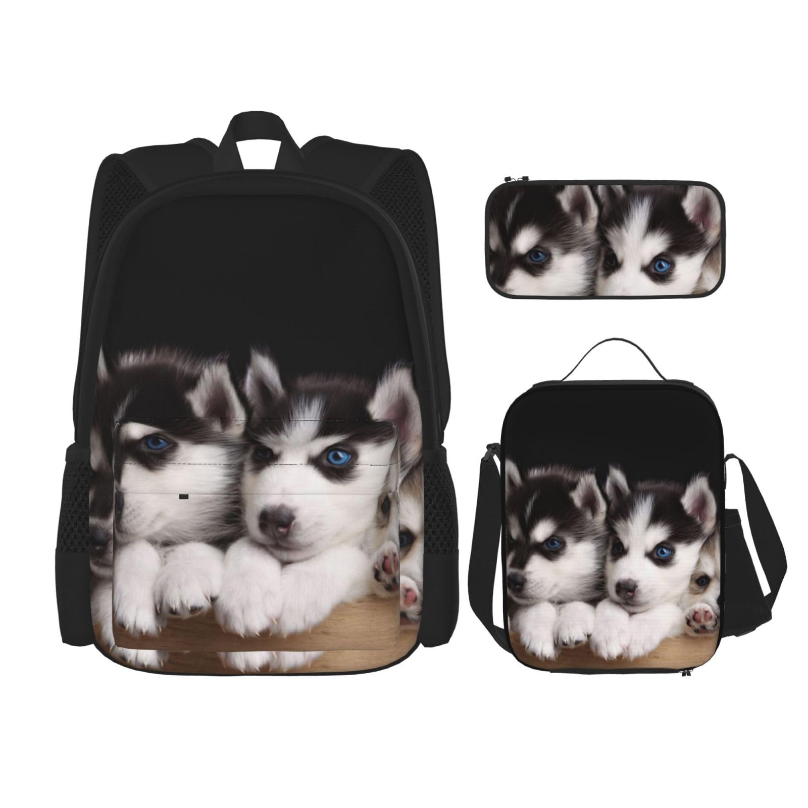 Sac à dos bandoulière réglable Lingge lot de 3 pièces ergonomique et léger - 8