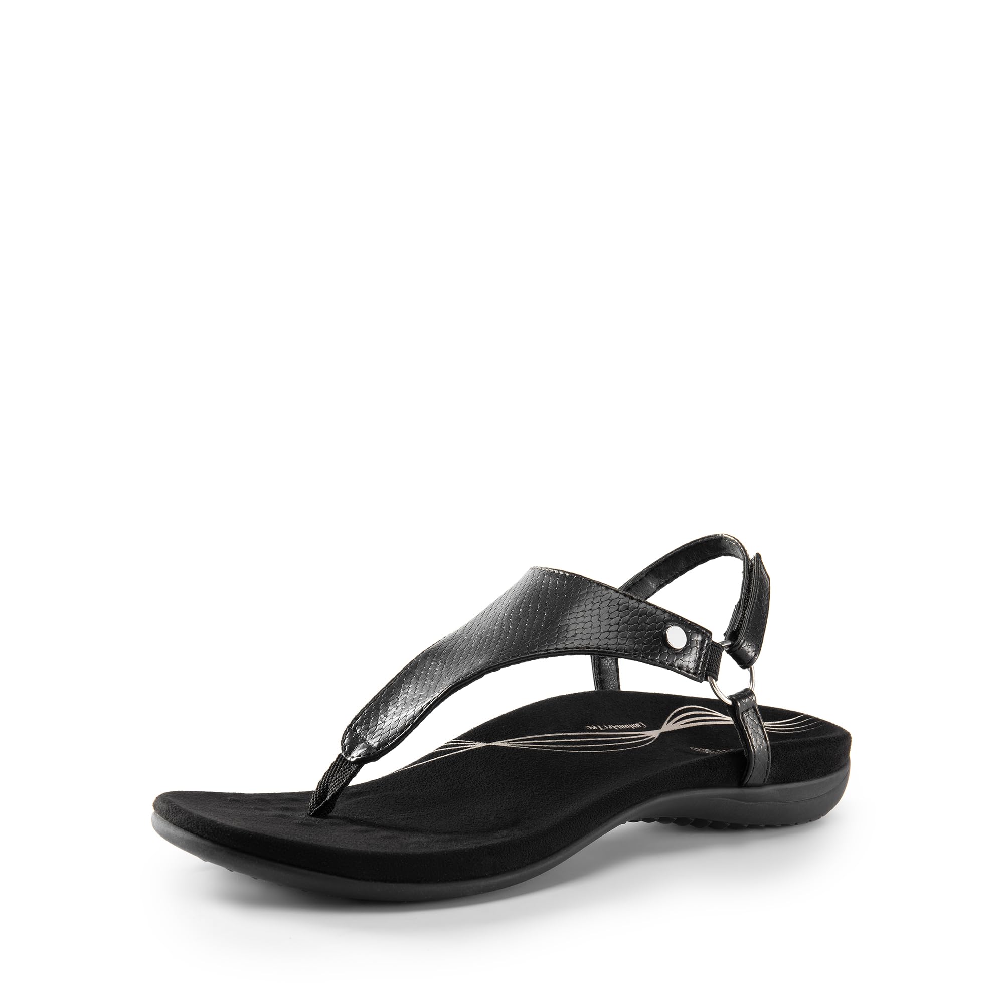 dream pairs women's flat sandals arch support orthopedic comfortable soft cushion summer t-strap walking thong sandals