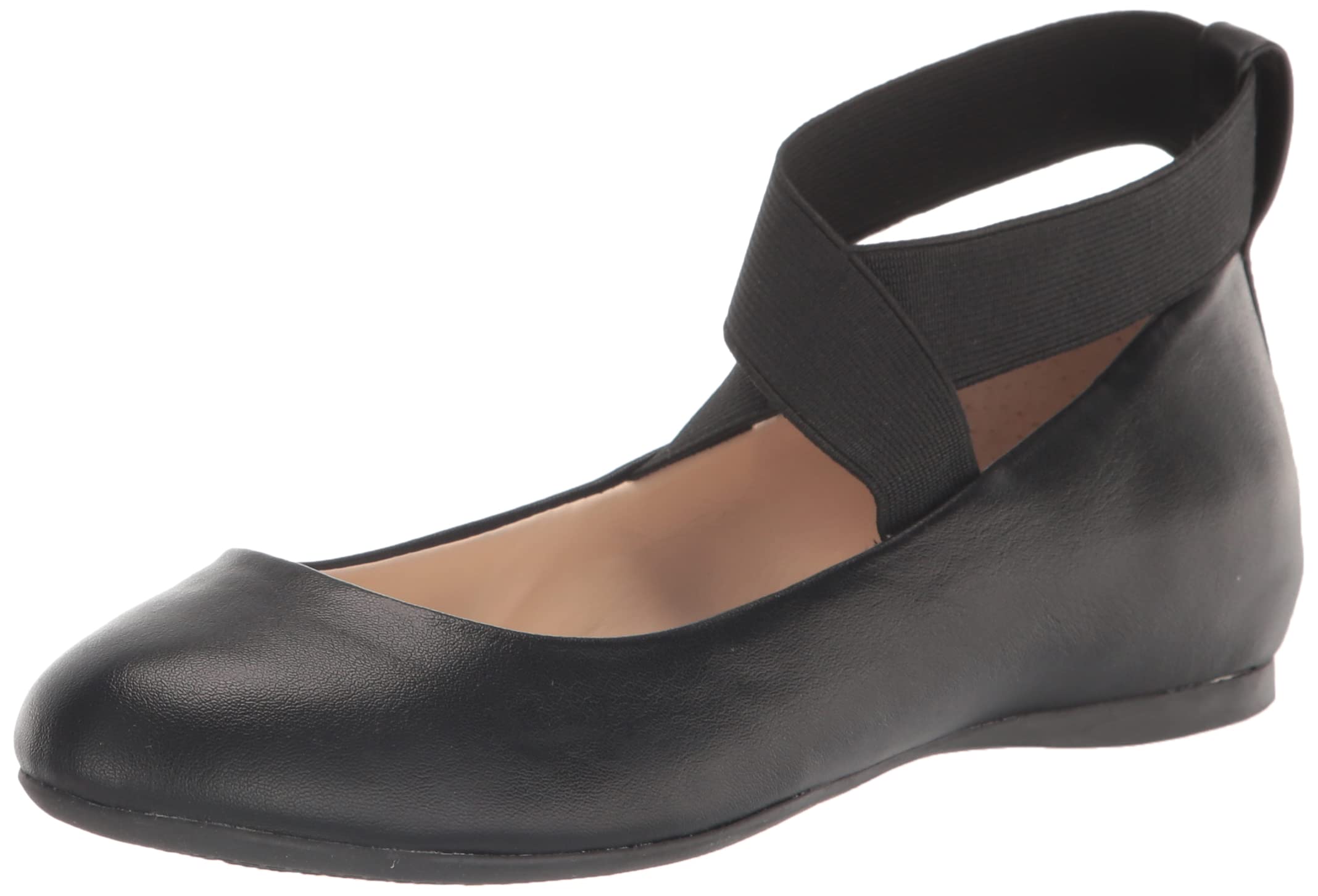 Jessica Simpson Mandayss Women's Pull-On Criss-Cross Ankle Ballet Flats Shoes