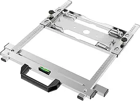 Posicionador de borda para máquina de corte, ferramenta de posicionamento e corte, guia de rasgo de trilho duplo para serras circulares