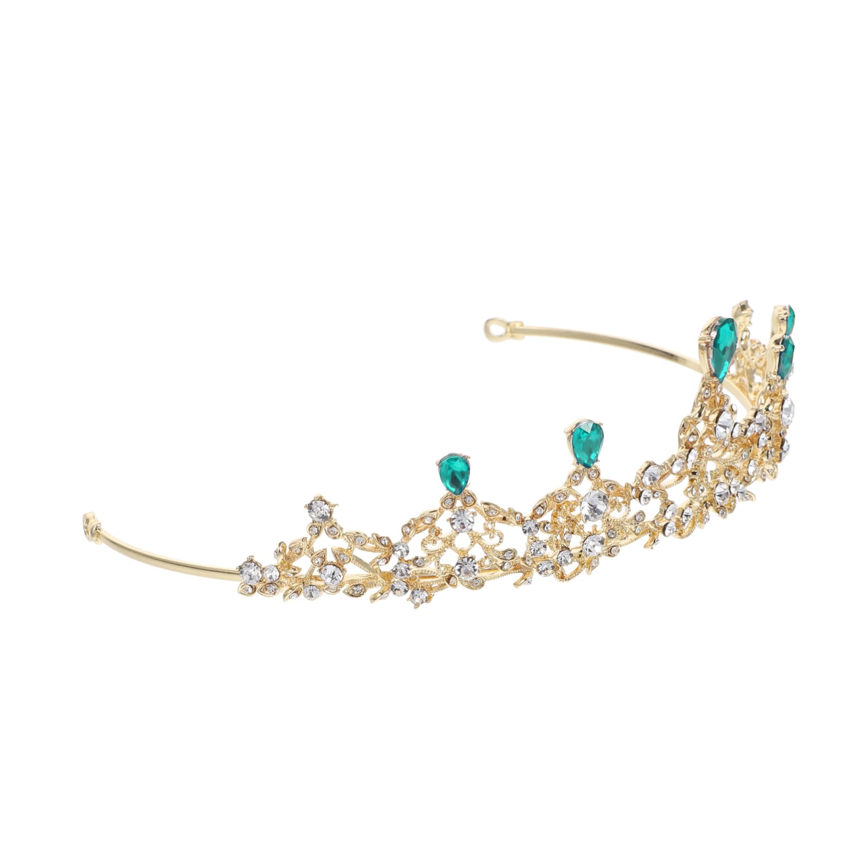 MERRYHAPY 1 Pc De Cristal De Joyería De Dama De Honor Tocado De Para Boda Tiara Nupcial De Diamantes De Imitación Joyas De Novia Tiara Nupcial De La Boda