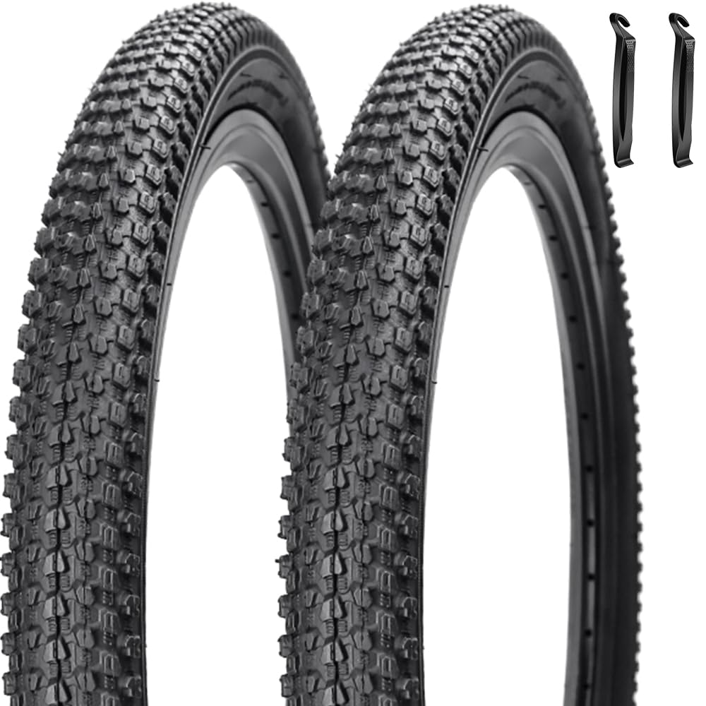 2 Pack Bike Tires 14"/16"/18"/20"/26"x2.125" with or Without Inner Tubes 14/16/18/20x1.75/1.95/2.125 AV 32mm Schrader Valves for Mountain Urban Trail