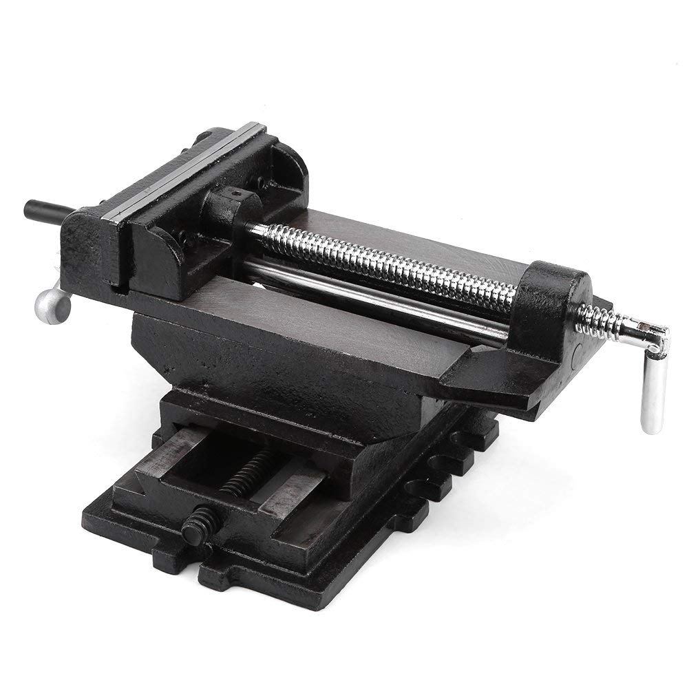 Étau Établi 2 Axes à Croix, Pince de Banc d'Atelier à Glissière Croisée, Perceuse à Tarauder, Table Croisée, Machine 6 Pouces 150mm