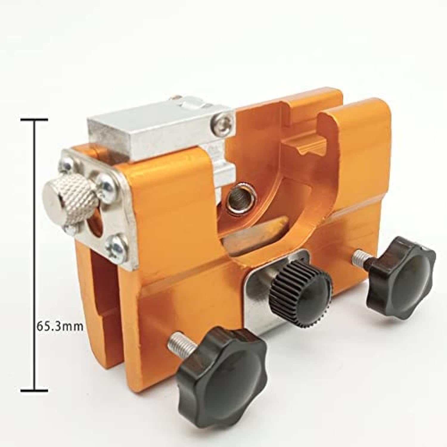 Plantilla De Afilado De Cadena De Motosierra, Kit De Afilador De Motosierra Afilado De Motosierra De Lujo, Adecuado para Todo Tipo De Motosierras, con 3 Cabezales De Esmerilado, with 1 Grinding Head