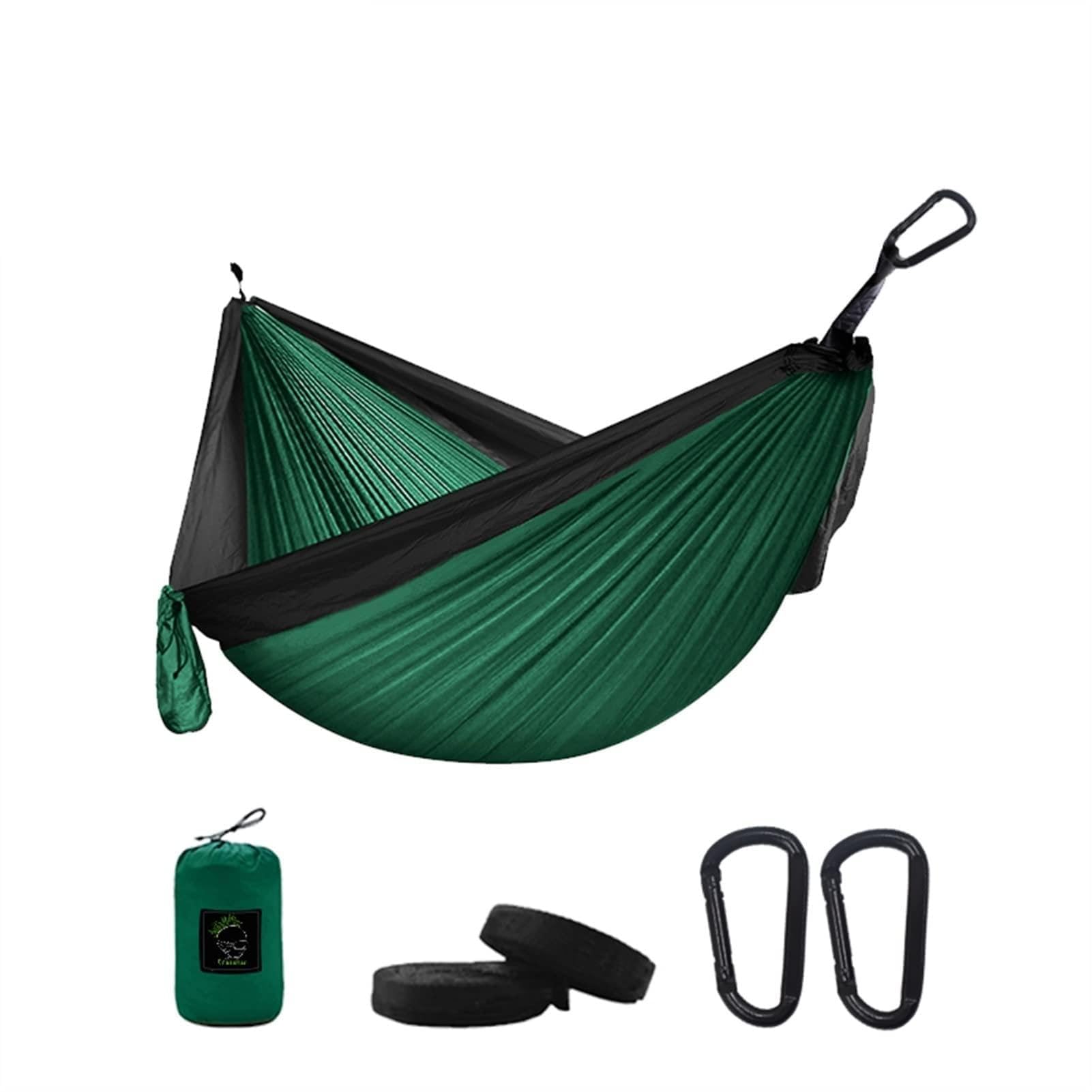 Altalene Amaca da paracadute da campeggio portatile da 300 * 200 cm, strumenti di sopravvivenza all'aperto, mobili da giardino, doppia amaca for il viaggio for il tempo libero Arrampicate e altalene (