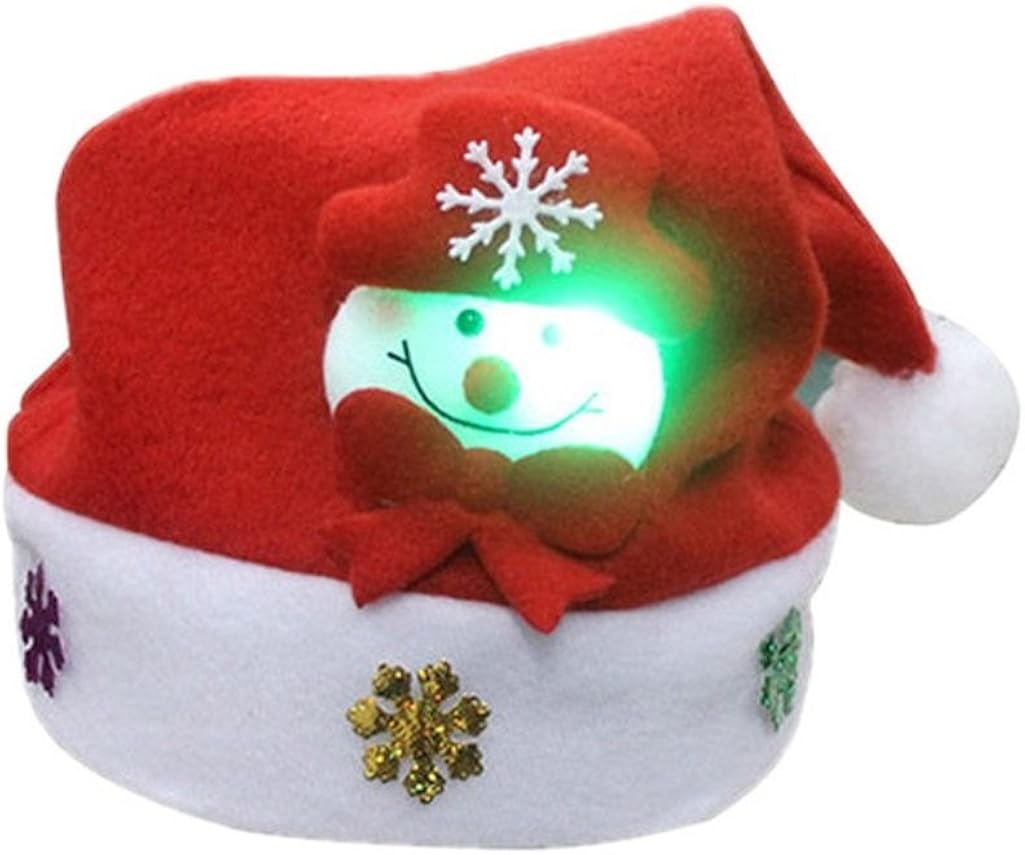 Bonnet pere noel lumineux Clearance