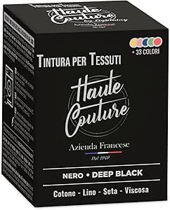 Tintura Per Tessuti Haute Couture Nero - 350g, Pronto All'Uso, Per Vestiti E Arredamento - Foto 3