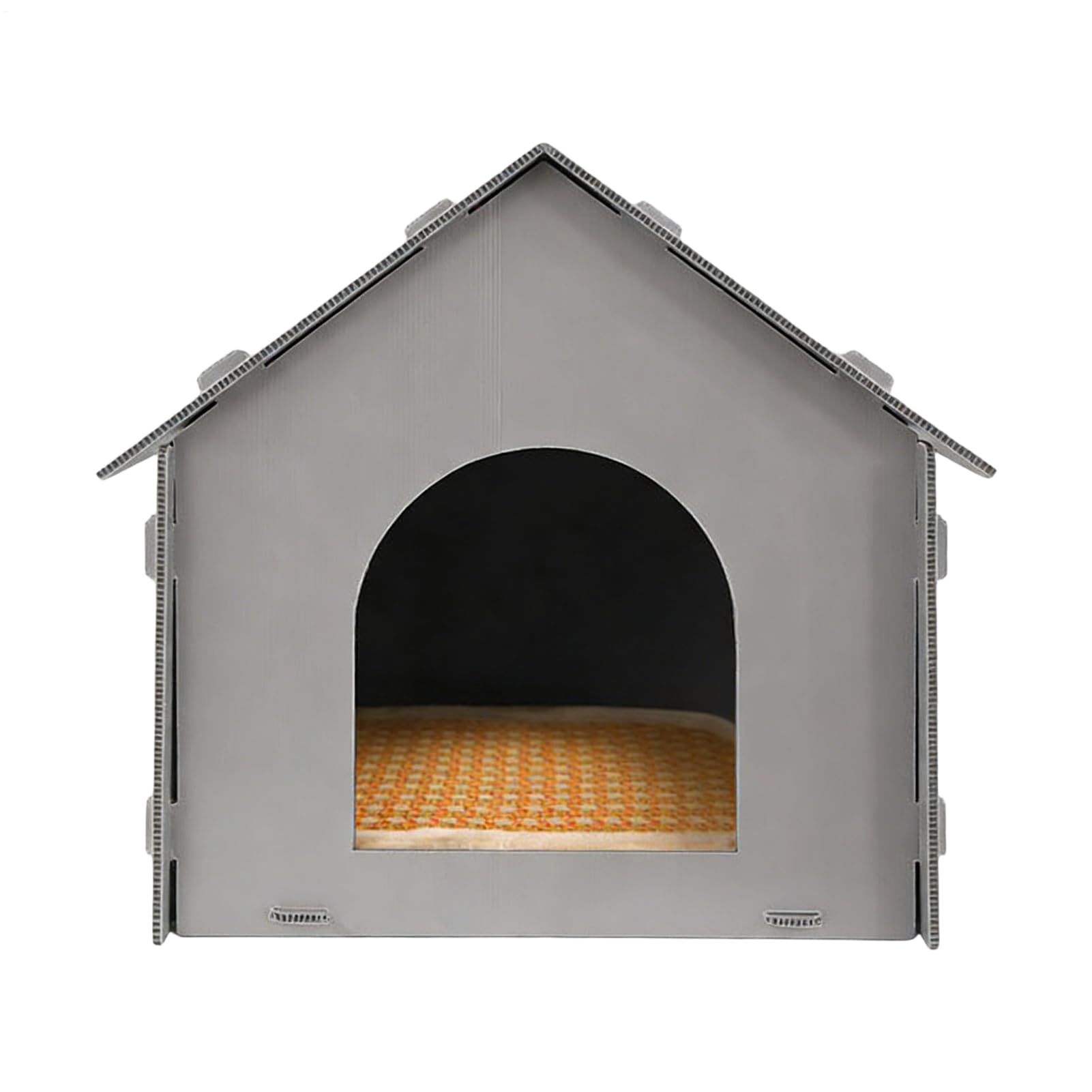 Maison Chat Extérieur Abri Clos Étanche avec Tapis Intégré | Niche Pour Chats Extérieure Résistante Aux Intempéries Pour Le Sommeil Des Chatons En Hiver Dans La Maison Animale Sur Le