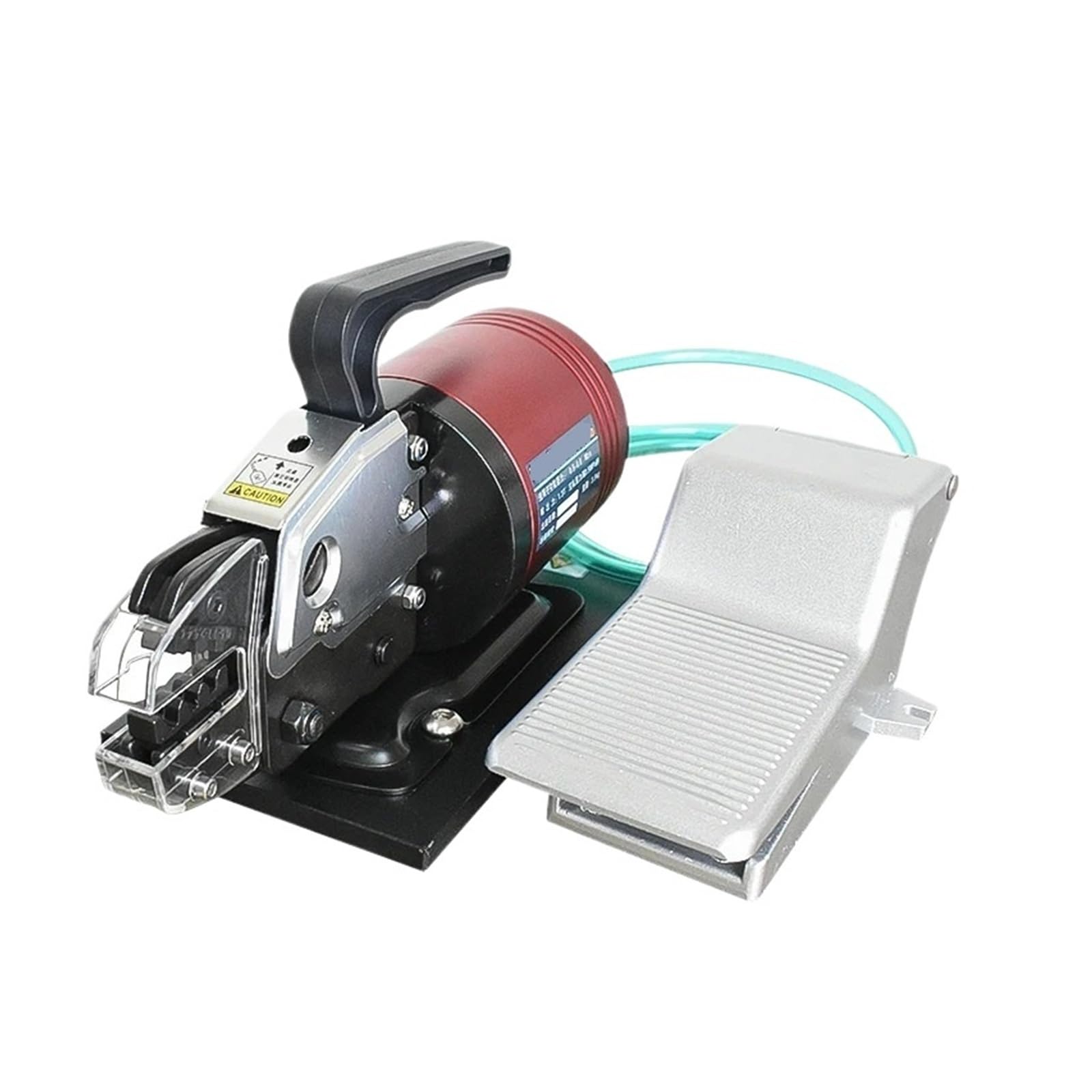 Jhxhfjxz One Color Pneumatic Terminal Crimping Machine 1.3T Crimper Pliers With Die For Many Kinds Of Terminals 34L/Min Versitile
