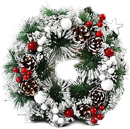 Couronne d'automne artificielle de porte pour sublimer votre entrée