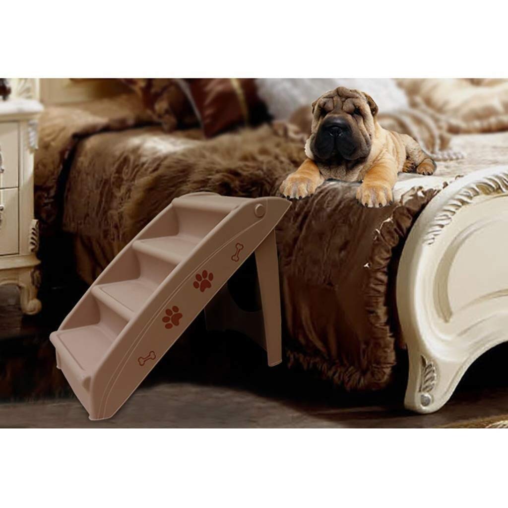 Schody dostępowe dla zwierząt ABS Składane 4 stopnie psów i kotów Rampa Drabina Lekka Podróż Przenośna Zwierzę Pies(A)
