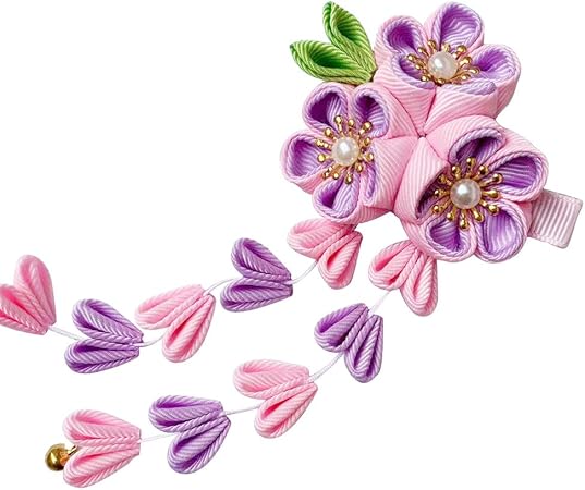 Amazon Co Jp 和風 和装 髪飾り 花 着物ヘアアクセサリー ヘアーアレンジ 和風美人 成人式髪飾り 舞妓風髪飾り つまみ細工 ヘアクリップ フラワー 髪留め 花 鈴付き 七五三 成人式 花火大会 和装 卒業式 浴衣 卒業式 結婚式 ゆかた 礼装用 留袖 振袖 着物 和装小物