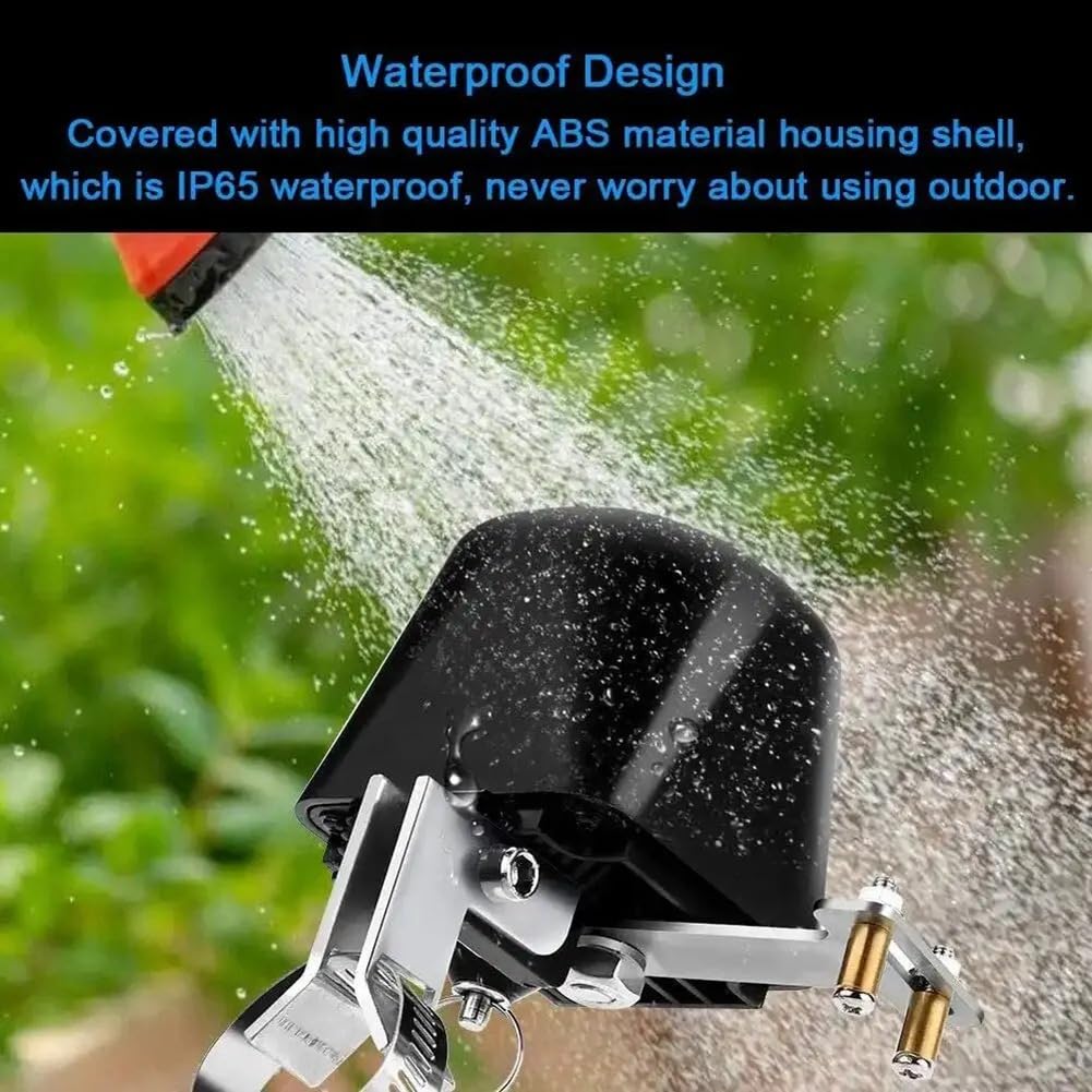 Tuya WiFi Controlador de Válvula Manipuladora Inteligente para Agua Gas Apagado Automático Compatible con Home Enchufe de la UE