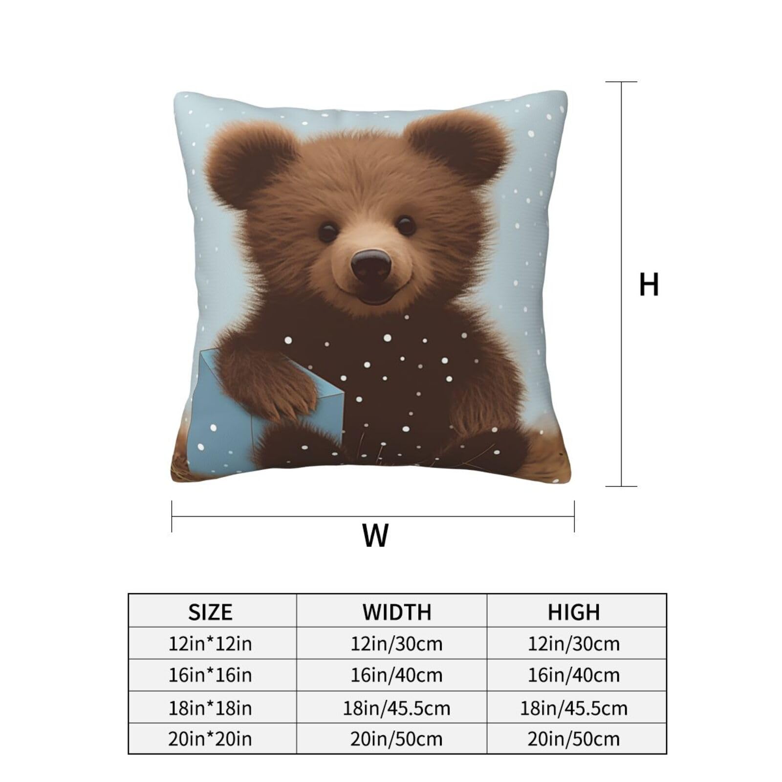 Bondij Federa Quadrata Per Cuscino Con Divertente Stampa Di, image size:1600x1600