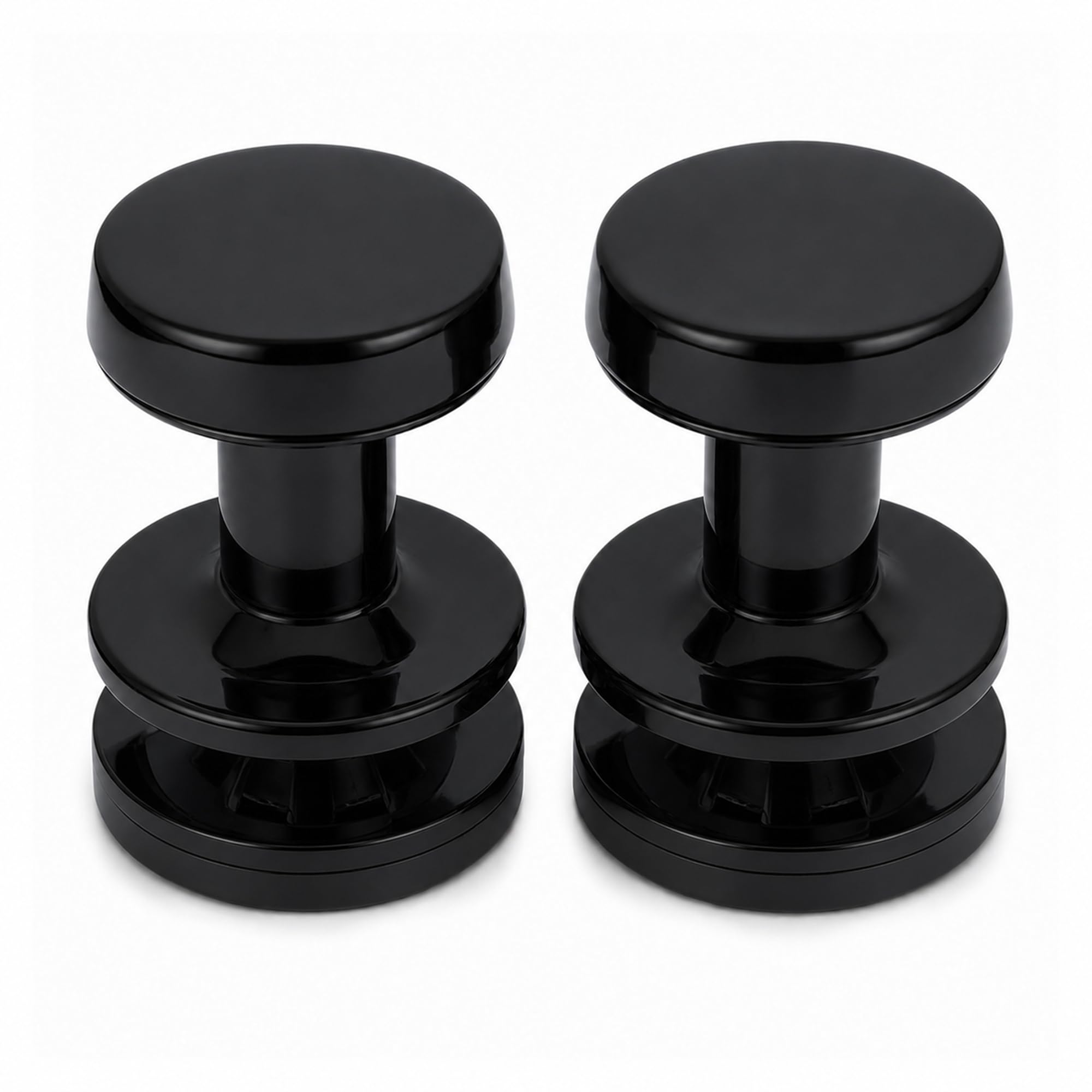 Companyblue Black Towel Rail Hook Clip | Bath Robe Peg Hanger | Fits 19-25Mm Tubes | Pair