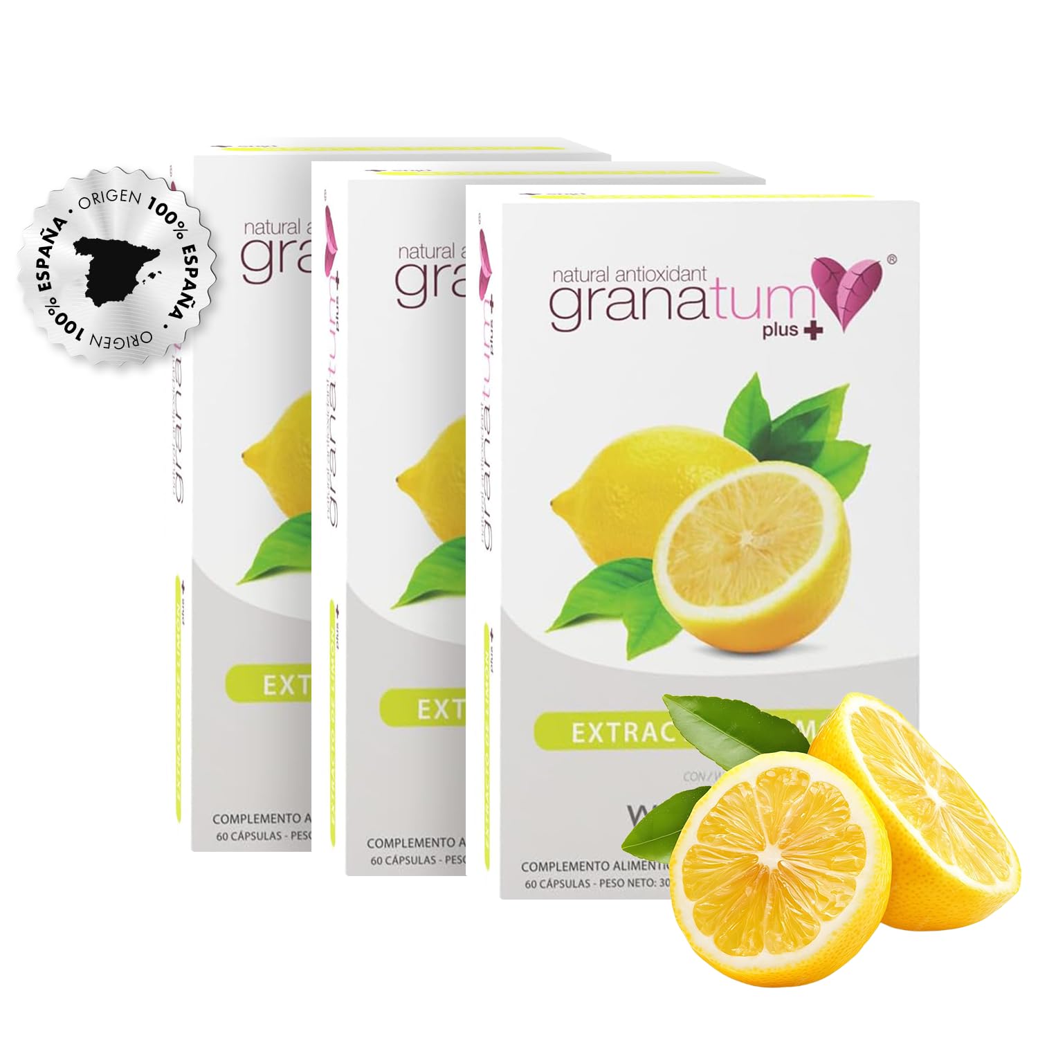 GRANATUM PLUS POLIFENOLES MEDITERRANEOS EXTRACTO DE LIMON PLUS 60 CAPSULAS