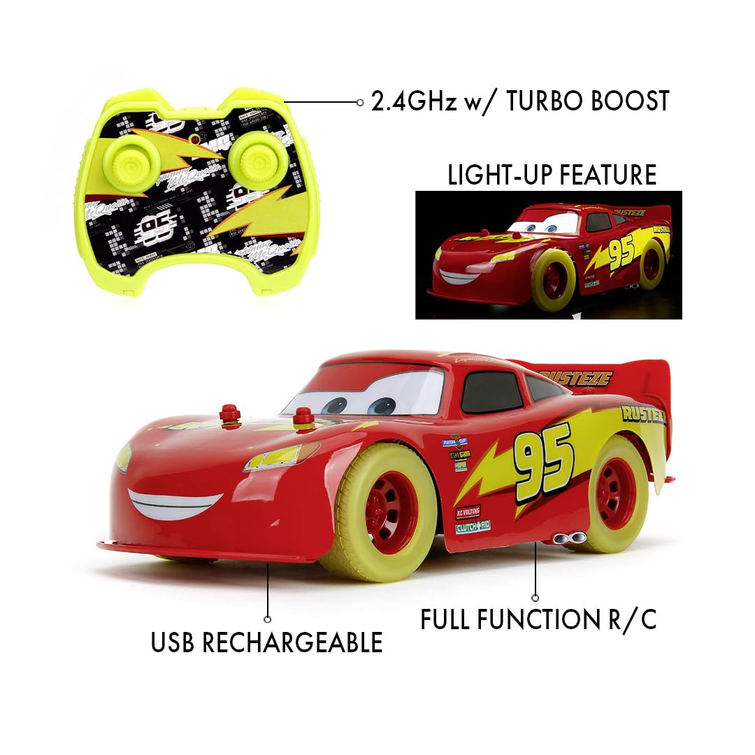 Glow Racers Lightning McQueen マテル Mattel Disney Cars - Glow Racers Lightning McQueen - YouTube