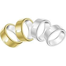 4 Pack Cover Compatible with Oura Ring Gen 4/Oura Ring Gen 3 Horizon/3 Heritage, Charging Derectly, Anti-Scratch TPU Protector for Women Men Working Out Gym-Size 6