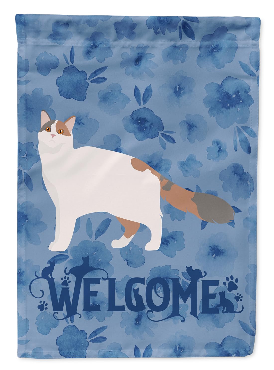Drapeau de bienvenue chat turc CK5000GF pour embellir votre jardin