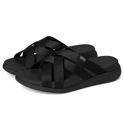 FitFlop F Mode Go Webbing Flatform Strappy Slides Women