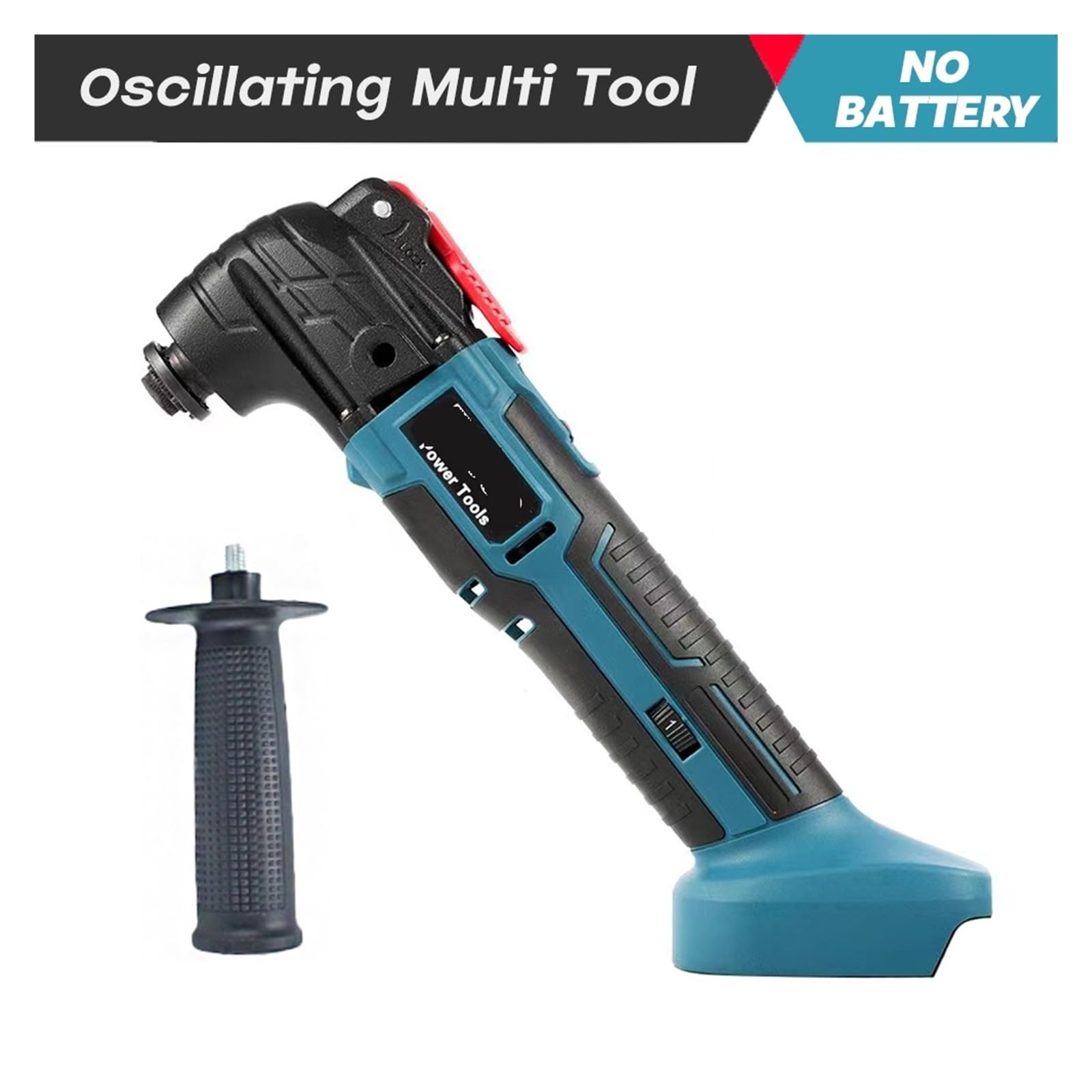 Utensile oscillante, A batteria multiutensile oscillante multifunzione elettrica a batteria da 18 V. elettrica senza spazzole,Levigatura più aggressiva(CDWYB0)