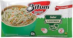 Macarrão Arroz Bifum Lámen Sem Glúten Vegano Legumes 67g