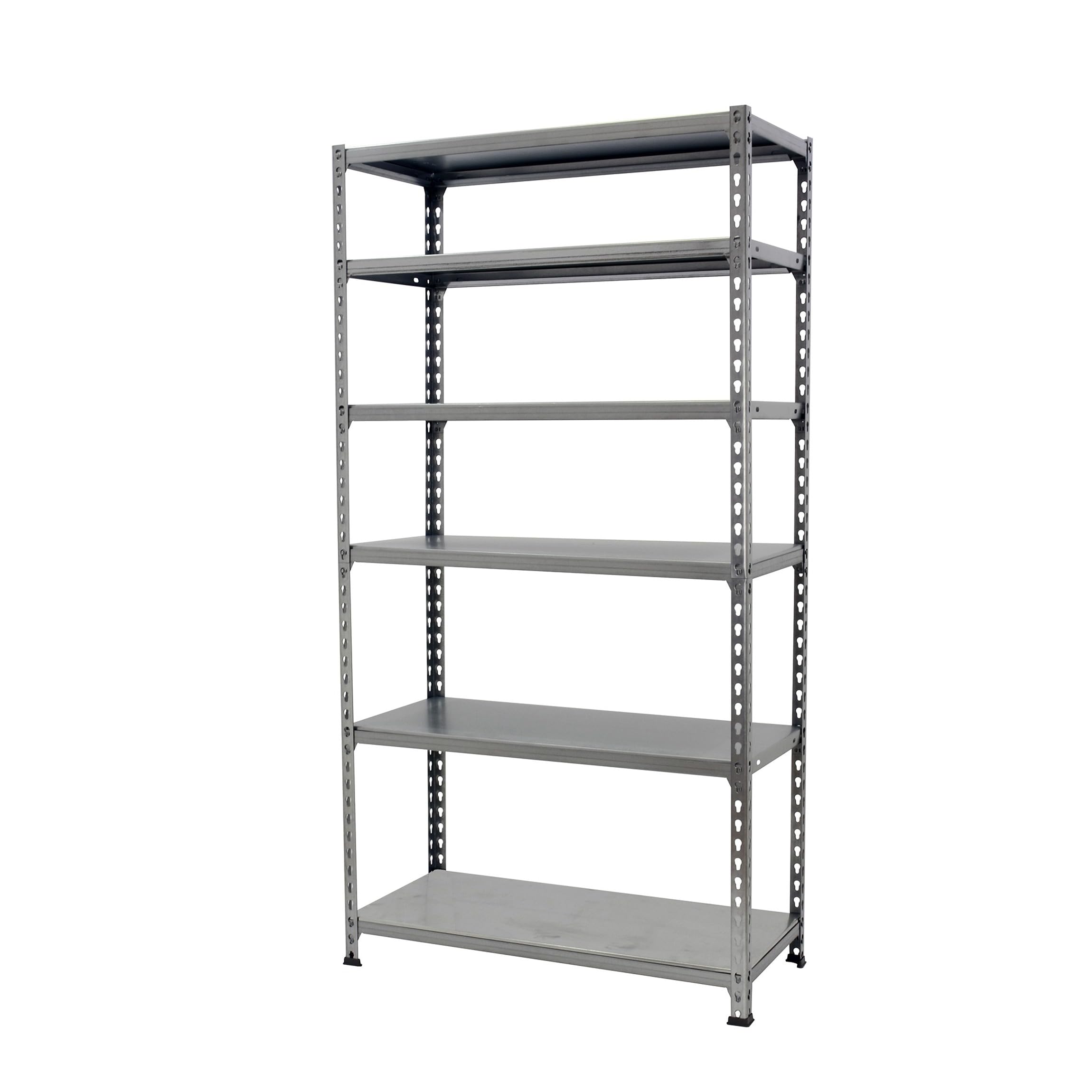 Simon Rack Regał metalowy 2500x900x400 mm, 6 półek, nośność 180 kg na półkę, regał magazynowy i garażowy, stabilna konstrukcja, kolor Szare – Simon Classic