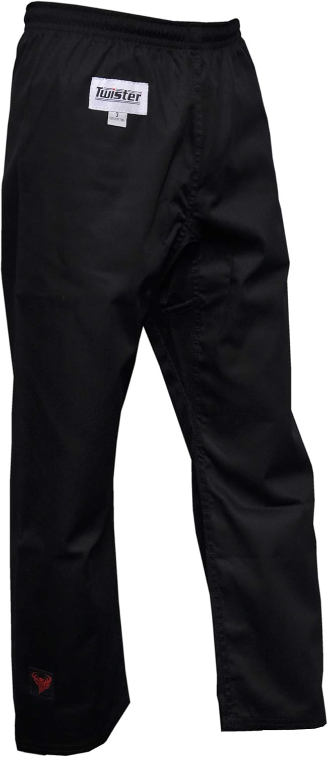 Miniatura 5 de Twister KarateTaekwondo Pant middleweight 8oz for Training Strong Double Stitches All Around