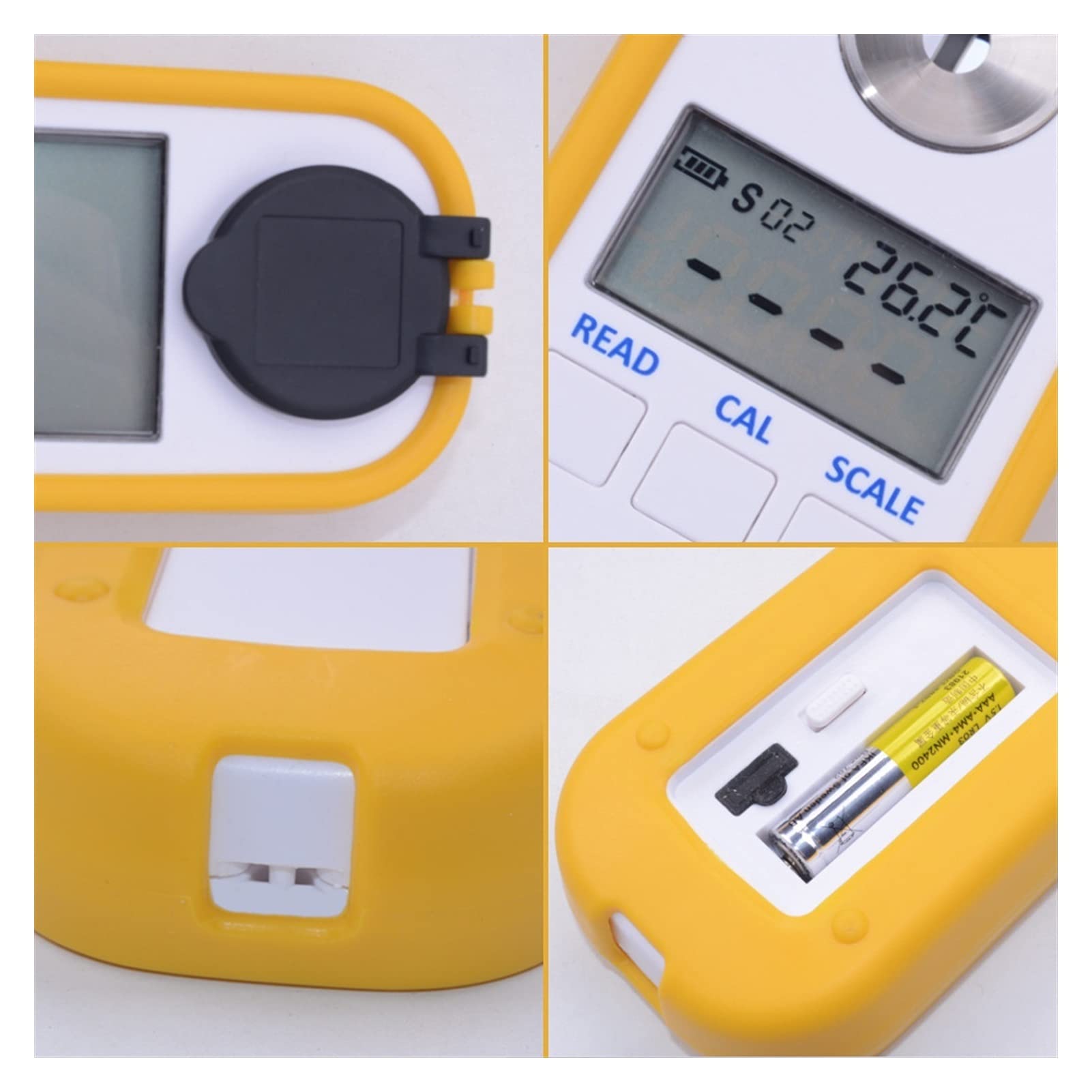 Czujnik z Przedłużoną Sondą Miernik wilgoci Digital Display Cyfrowy instrument pomiarowy miodu