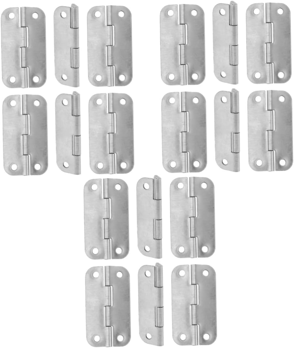 Gatuida 18pcs Stainless Steel Cooler Hinge Replacement Igloo Replacement Hinges for Ice Cooler