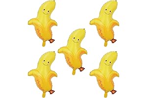 5Pcs Bananas Balloons - Birthday Party Decorations