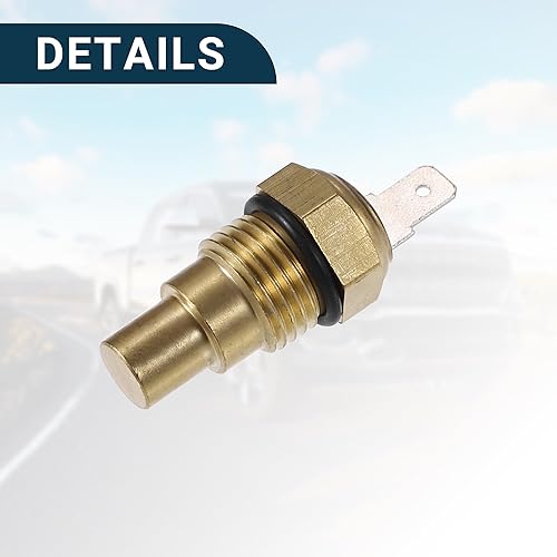 Miniatura 5 de F FIERCE CYCLE Sensor de temperatura del refrigerante para Toyota Pickup Durable No.83420-20020 Sensor de temperatura del agua del tono dorado