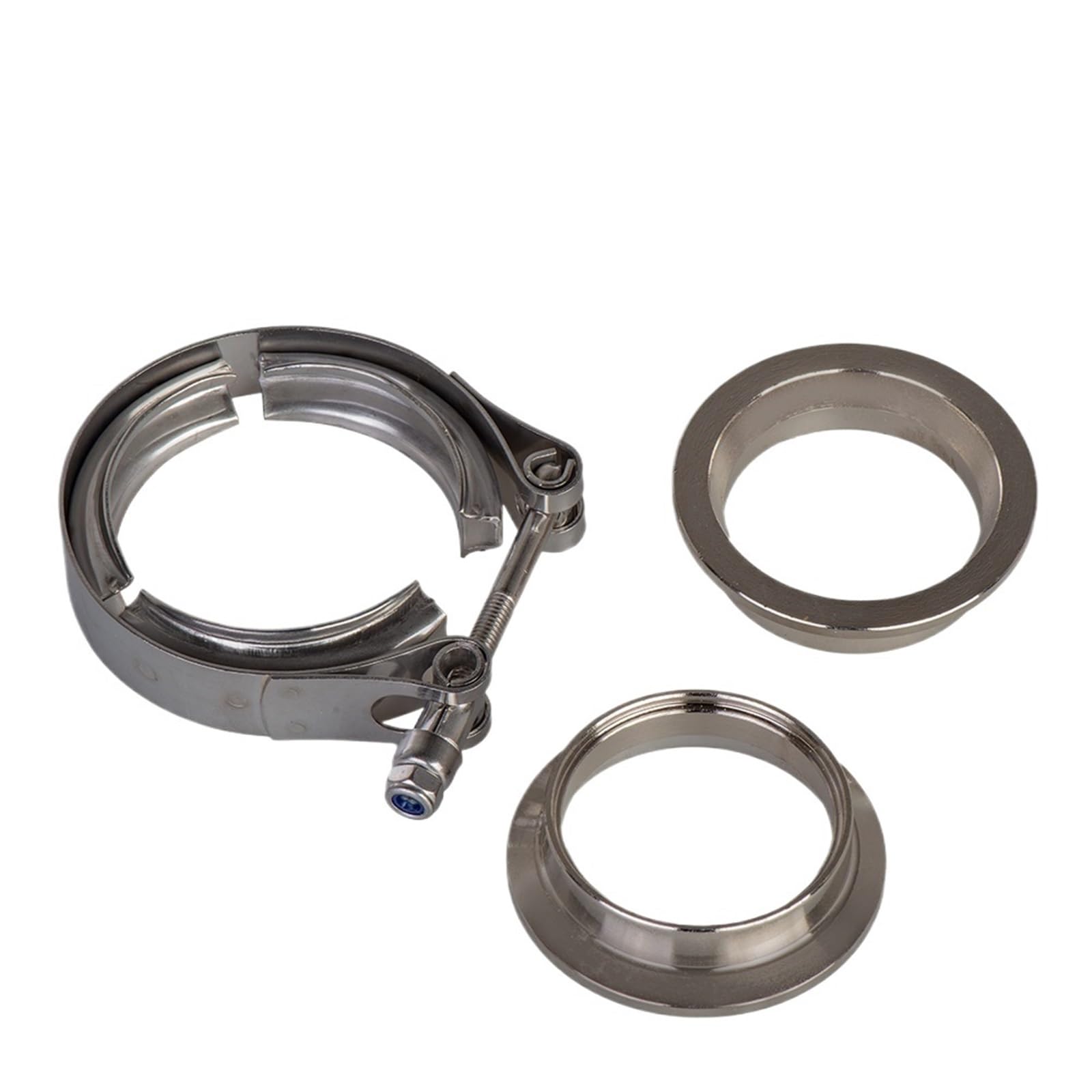 Band clamps Universal 2,.25,.5,3,.,4 inch V Band Exhaust Clamp Flange vband clamp V-Band Muffler(2.75inch ss304)