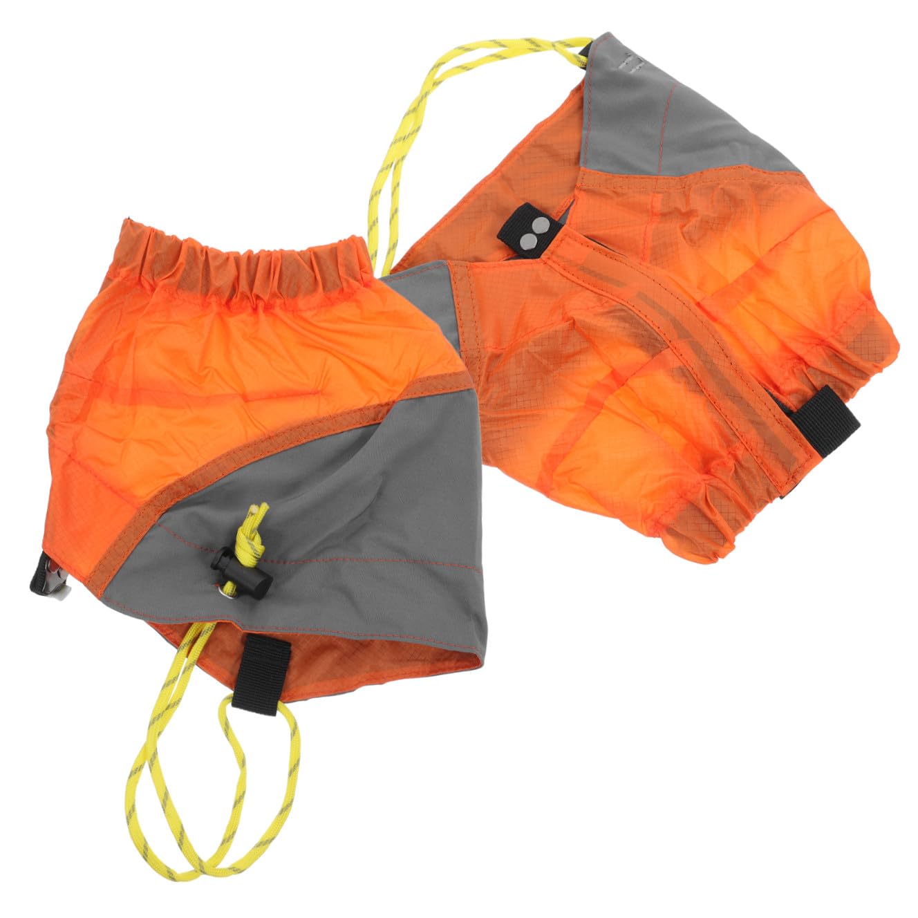 VICASKY 3 Pièces Guêtres de Randonnée Imperméables Orange Protection Sable et Respirante Réglables avec Cordon Élastique pour Chaussures de Marche Extérieur