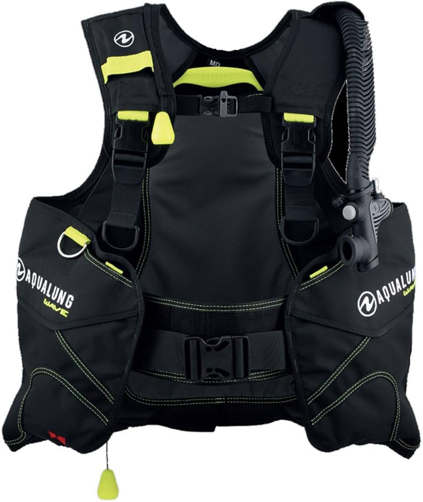Amazon | Aqua Lung Wave スキューバダイビング BCD、ブラック