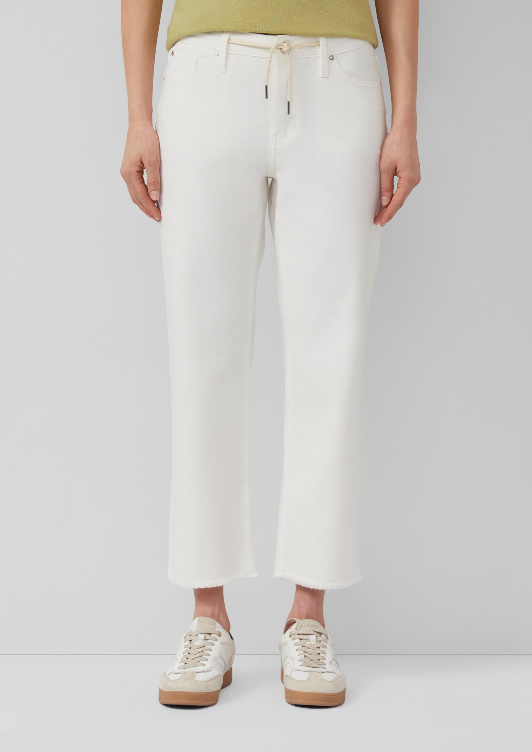 s.Oliver Damen Cropped Jeans, Straight Leg Cropped Jeans Karolin/Regular Fit/Mid Rise/Straight Leg