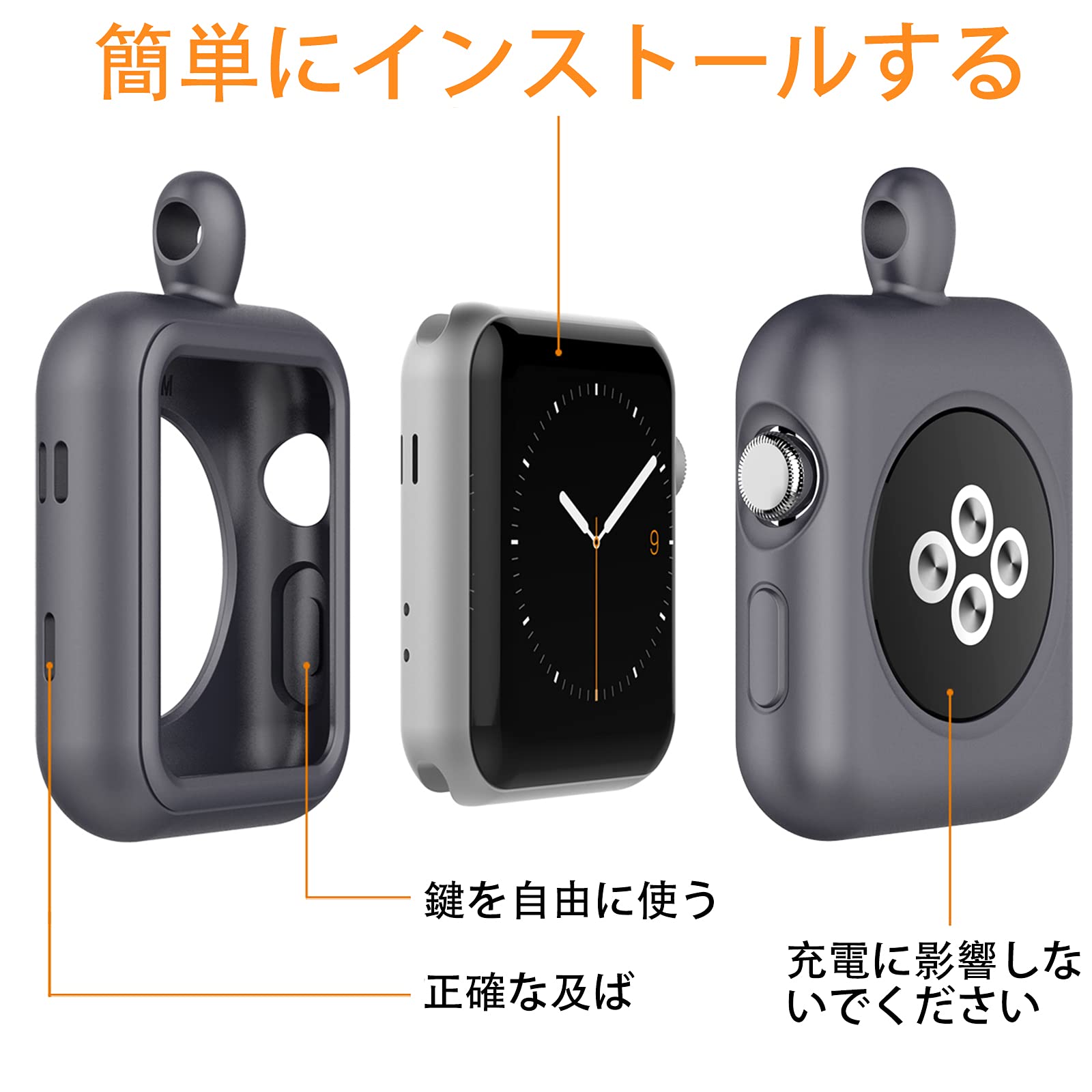 Amazon | applewatch用 アップルウォッチ ネックレス38mm40mm 41mm