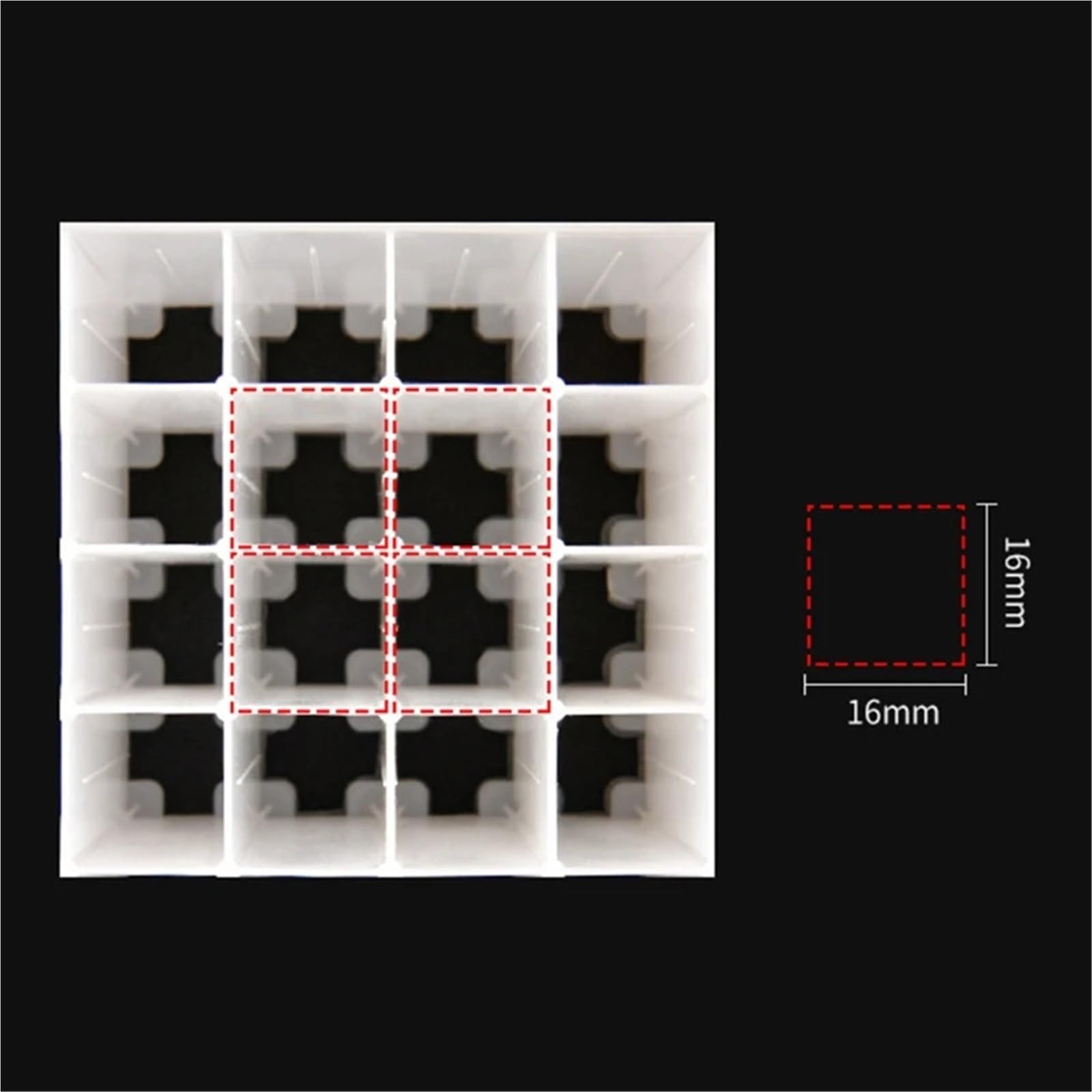Aufbewahrungsbox für Markierungsstifte R9UA 30/36/40/48 Slots Marker Stift Lagerung Halter Pinsel Bleistift Rack Tisch Ständer Organizer für Büro(Small)