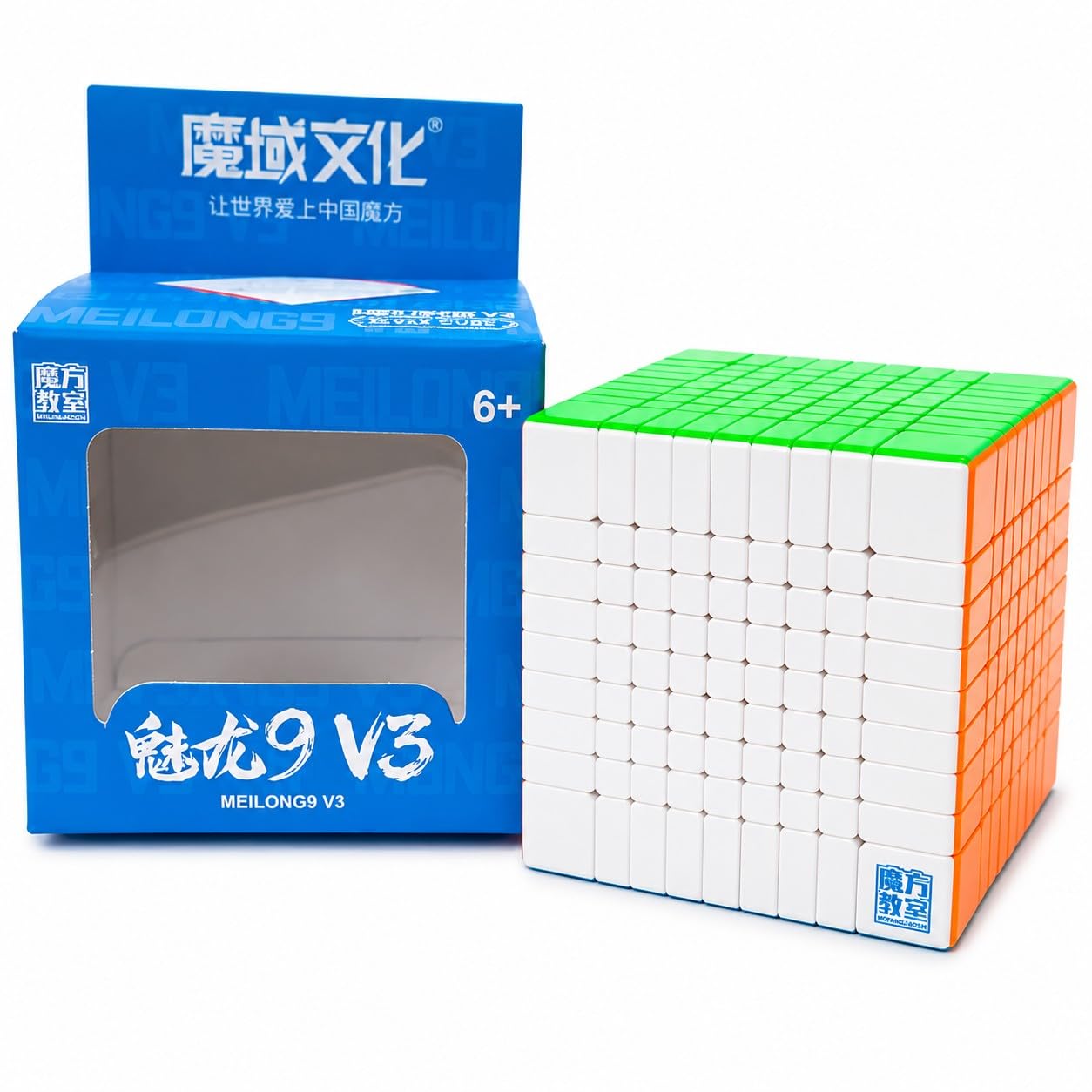 Kiditos MoYu Meilong 9X9X9 Speed Cube Professional Stickerless Cubing Classroom 75mm Size Magic Cube Puzzle-image-17