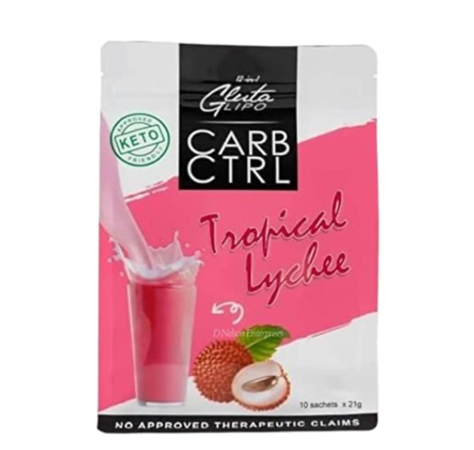 Amazon.com: GlutaLipo Tropical Lychee CARB CTRL Drinkj Mix, 10