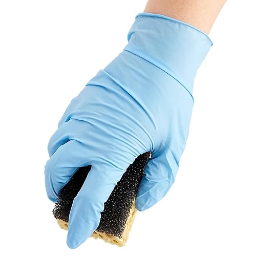 Miniatura 6 de ForPro Professional Collection Guantes desechables de nitrilo resistentes a productos químicos, sin polvo, sin látex, no estériles, seguros para