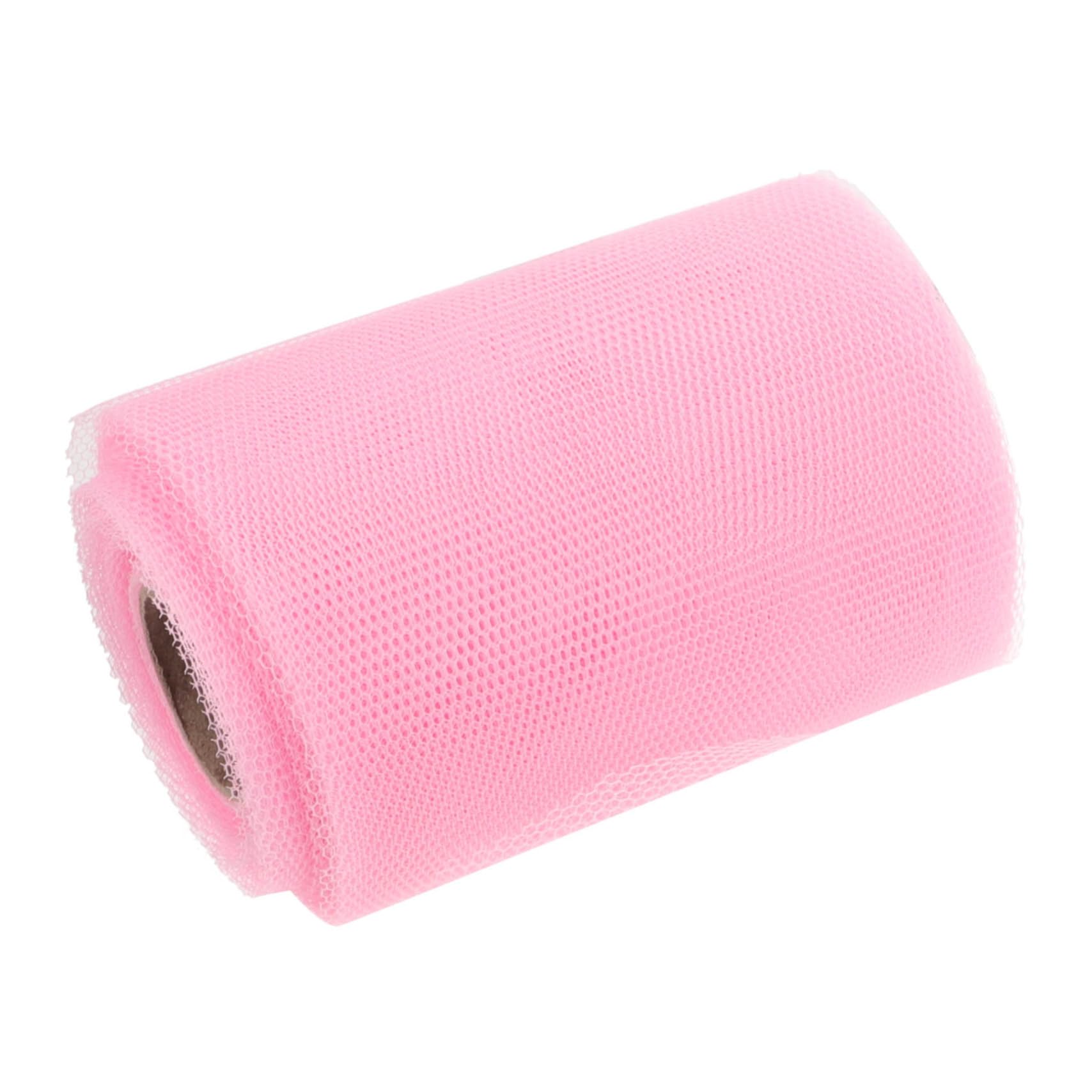 BEBEMOKO 1 Roll Mesh Gauze Decor Ribbon Wedding Car Prop Party Prop Party Accessory Party Favor Wedding Supply Party Supply Pink