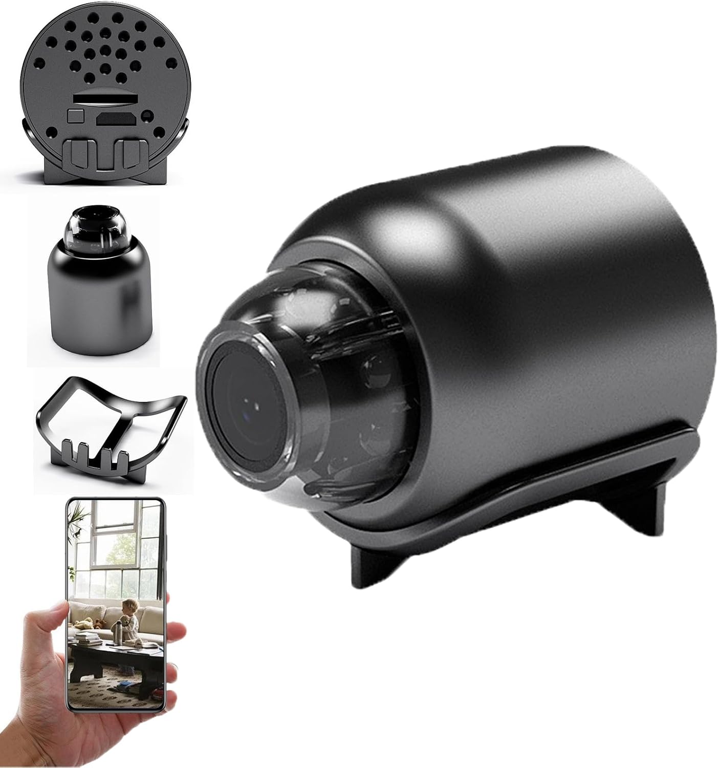 Amazon.com : JDIV Cat Eye Camera, X5 Mini Camera Wireless, WiFi HD ...