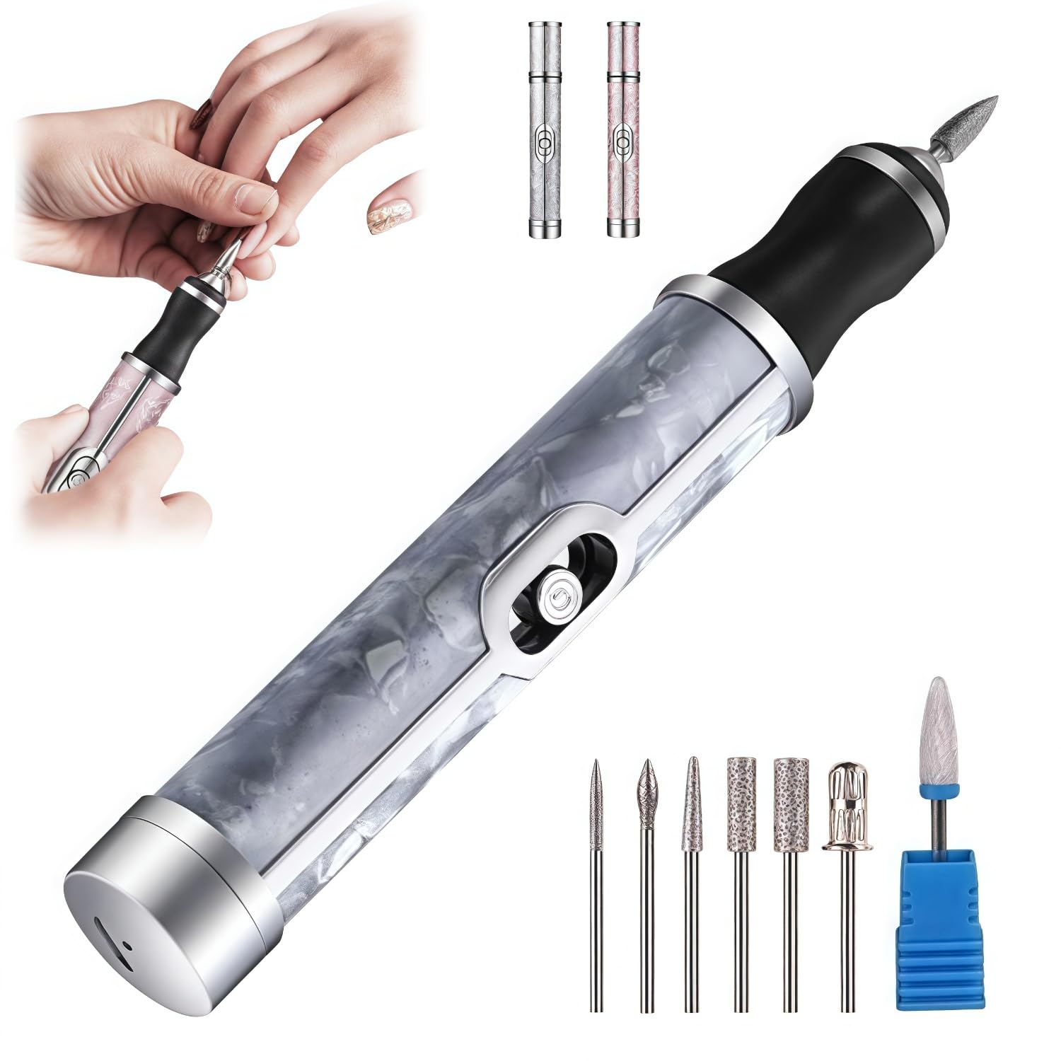 Toe Nail Grinder for Thick Toenails Men,2025 New Toenail Sander for Thick Nails,Cordless Electric Toenail Grinder,Four Speeds Unisex Used for