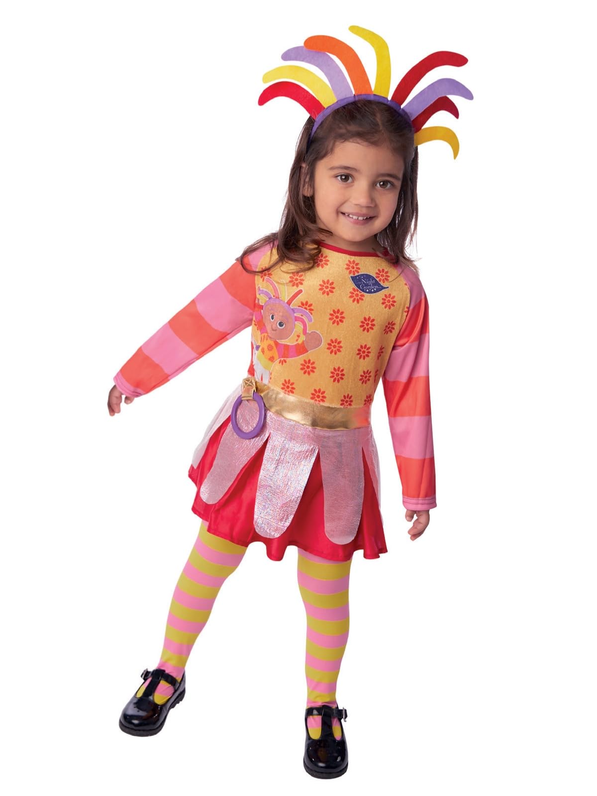 In The Night Garden Upsy Daisy Kids Costume, Colourful Dress & Character Accessories, Official License Outfit for a Fun & Imaginative Look, Ideal for Parties and Playdates