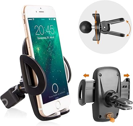 Avoalre Soporte M?vil Coche para Rejillas de Ventilaci?n de Coche Universal Girable 360 Grado 95mm para Tel?fonos iPhone 8 7 6 Plus 6s 6 SE Android Huawei Samsung GPS Garant?a de por Vida Avoalre Soporte M?vil Coche para Rejillas de Ventilaci?n de Coche Universal Girable 360 Grado 95mm para Tel?fonos iPhone 8 7 6 Plus 6s 6 SE Android Huawei Samsung GPS Garant?a de por Vida