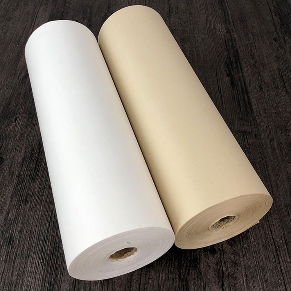 ULDIGI Rouleau de papier de calligraphie chinoise épais Xuan pour peinture et écriture au pinceau, convient pour l'encre Sumi Aquarelle Art avec absorption modérée et haute ténacité