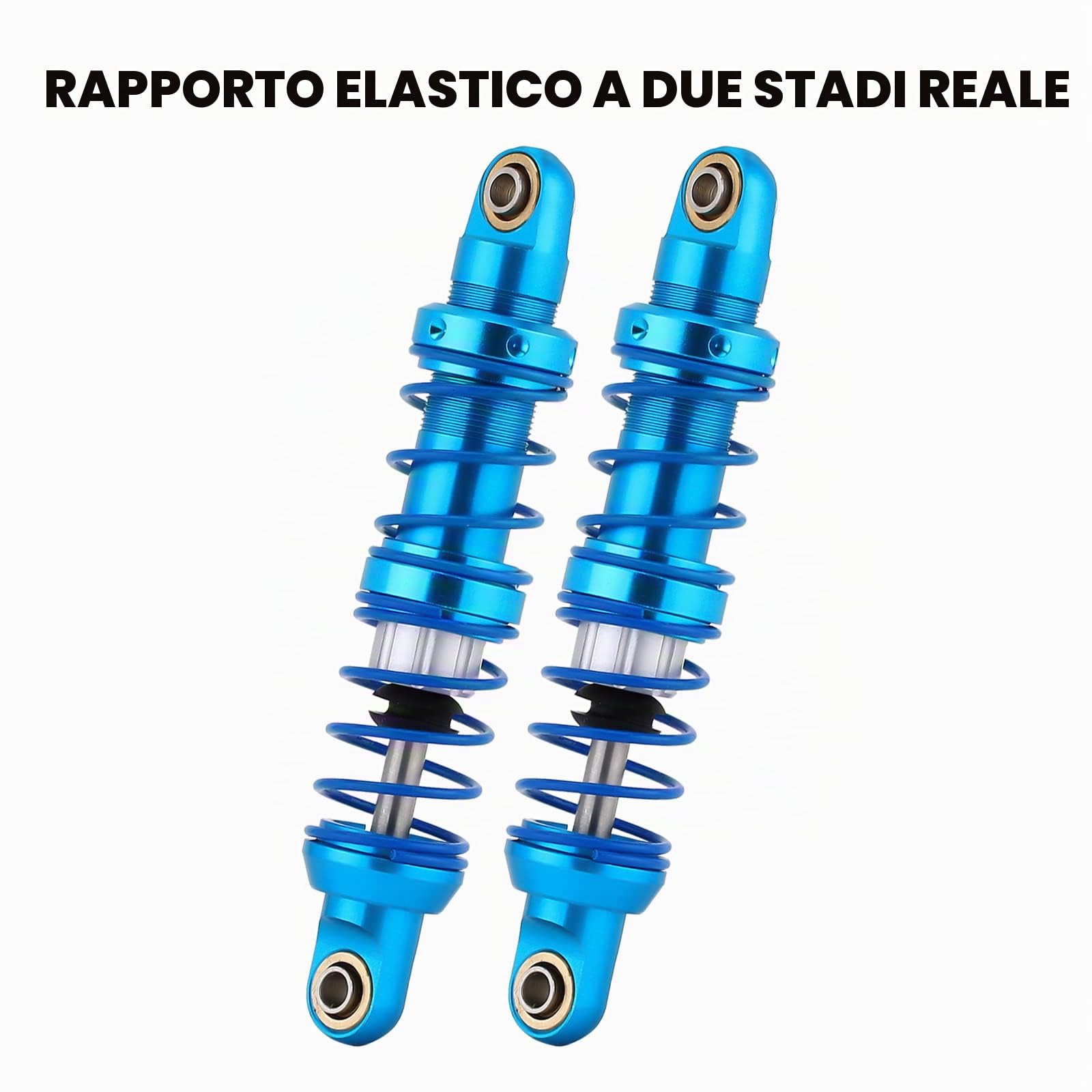 INJORA RC Ammortizzatori RC Shock Absorber RC Damper Set per 1/10 RC Rock Crawler Axial SCX10 TRX4 D90 (70mm)