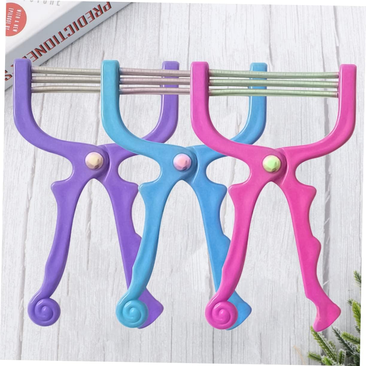 BESTYASH 3PCS Portable Facial Hair Removal Tool Spring Epilator for Women Men Painless Face Hair Remover for Forehead Cheeks Upper Lip Chin Smooth Kit Random Color