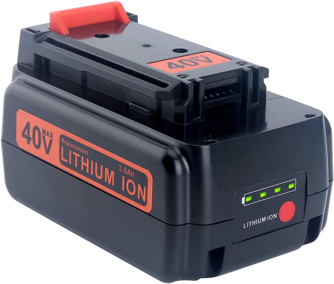Lasica40V MAX LBX2040 Replacement Battery Compatible with Black and Decker 36V/40V Max Cordless Tools LCS1240B LST136 LCC140 LCC340C LSWV36 LCS40 Compatible with Black & Decker 40 Volt Battery